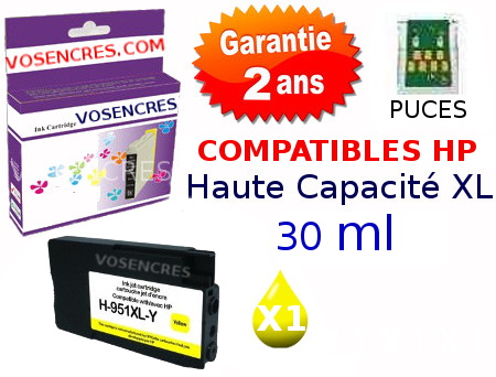 HP951Y XL Cartouche jaune VOSENCRES