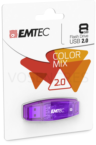 CLE USB 2.0 EMTEC Color Mix 8 Go