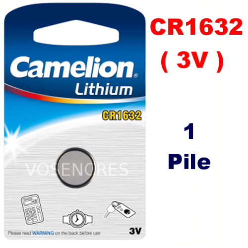 Blister de 1 Pile Lithium CR1632 DL1632 3V